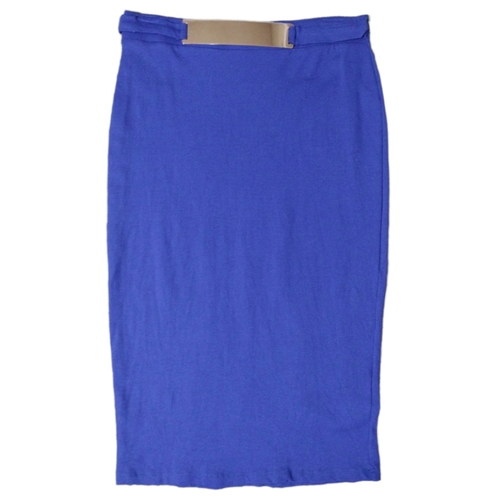 💙 Pencil Skirt size Large Royal Blue
